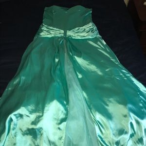 Seafoam Antonio Castelli Strapless Formal Size 20